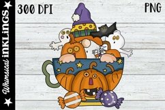 Happy Haunting Gnome Halloween Tea cup Cup Sublimation Product Image 1