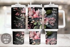 Mother's Day Flowers 40 oz Sublimation Tumbler Design Product Image 1