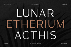 Haqmuse - Beauty Elegant Minimalist Sans Font Product Image 3