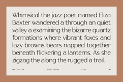 Haqmuse - Beauty Elegant Minimalist Sans Font Product Image 4