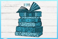 stack of books made with 5 layers of material - 3d layered design