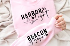 Harbor Light Sleeve SVG Design, Encouragement SVG Product Image 3