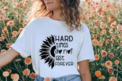 Hard Times Do Not Last Forever SVG, Mental Health SVG Design Product Image 3