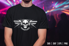 Hardcore skull, SVG file Product Image 1