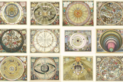 12 Vintage Star Atlas Astronomy Astrology Artworks Set 1 Product Image 2