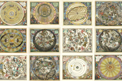 12 Vintage Star Atlas Astronomy Astrology Artworks Set 2 Product Image 2