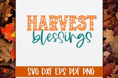 Harvest Blessings SVG Cut file Product Image 1