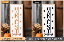 Fall Porch Sign SVG Bundle | Autumn Porch Sign | Fall Sign Product Image 9