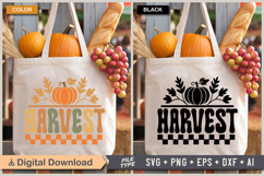 Harvest SVG File | Fall Retro SVG Product Image 2
