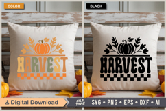 Harvest SVG File | Fall Retro SVG Product Image 3