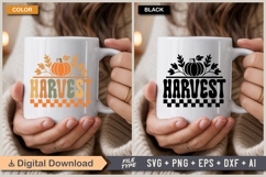 Harvest SVG File | Fall Retro SVG Product Image 4