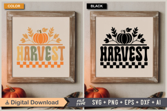 Harvest SVG File | Fall Retro SVG Product Image 5
