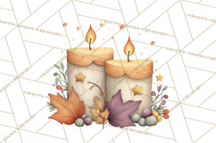 Fall Png, Moon Clipart PNG, Mystical Autumn Lantern Clip Art Product Image 4