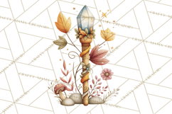 Fall Png, Moon Clipart PNG, Mystical Autumn Lantern Clip Art Product Image 3