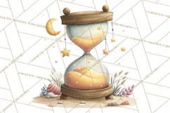 Fall Png, Moon Clipart PNG, Mystical Autumn Lantern Clip Art Product Image 4