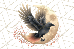 Fall Png, Moon Clipart PNG, Mystical Autumn Lantern Clip Art Product Image 4