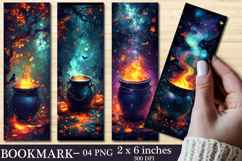 Halloween Witch Cauldron Bookmark Product Image 1