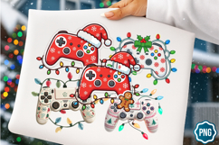 Christmas Gamer Controller PNG Product Image 1