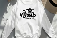 Done Class of 2024 SVG - Graduation SVG, Senior Cut File Product Image 3