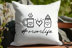 Hashtag Mom Life SVG DXF - Mothers Day - Cricut Cut File Product Image 3