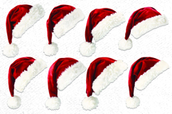Christmas Hat PNG, Santa Hat Bundle, Holiday Cap Designs Product Image 1