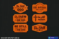 Be Still and Know Christian Hat Patches Product Image 1