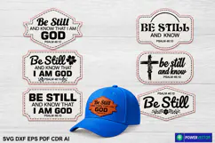 Be Still and Know Christian Hat Patches Product Image 2