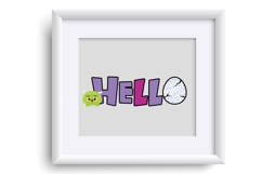 Hatched Animals Color Font Product Image 6