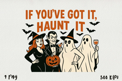 Funny Halloween PNG | Sublimation Design. Product Image 1