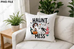 Haunt Mess Sassy Ghost Girls Halloween Party PNG Product Image 3