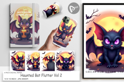 Digital Paper Halloween Bat Flutter Product Image 1