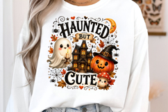 Haunted but Cute Ghost House PNG Product Image 2