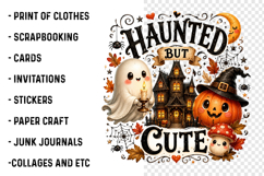 Haunted but Cute Ghost House PNG Product Image 3