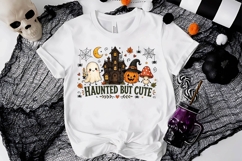 Haunted But Cute Ghost House PNG Sublimation Design Art Product Image 2