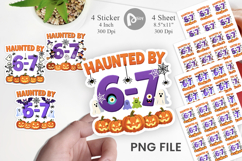 Haunted Halloween Sticker Product Image 1