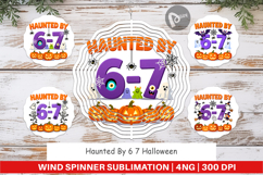 Haunted Halloween Wind Spinner Product Image 1