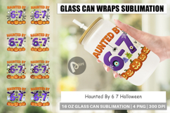 Haunted Halloween Glass Can Product Image 1