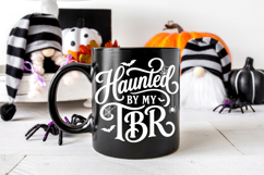 Spooky book lover cut file featuring a TBR-themed Halloween phrase with bats, spider webs, and a clean high-contrast layout for craft projects.