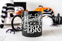 Spooky book lover cut file featuring a TBR-themed Halloween phrase with bats, spider webs, and a clean high-contrast layout for craft projects.