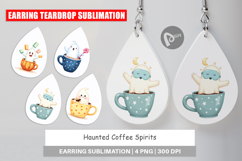 Earring Haunted Coffee Spirits Product Image 1
