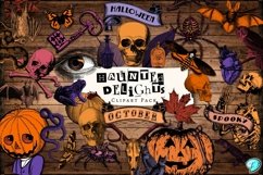 Haunted Delights Halloween Clipart Pack Product Image 1
