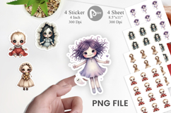 Haunted Doll Spirits Sticker Product Image 1