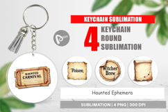 Haunted Ephemera Keychain Product Image 1