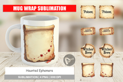 Haunted Ephemera Mug Wrap Product Image 1