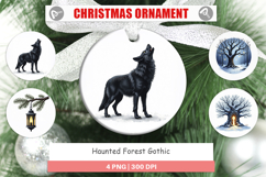 Haunted Forest Christmas Ornament Product Image 1