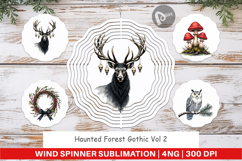 Haunted Forest Christmas Wind Spinner Product Image 1