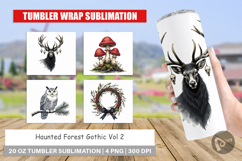 Haunted Forest Christmas Tumbler Product Image 1