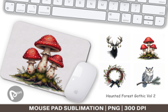 Haunted Forest Christmas Mouse Pad Product Image 1