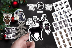 Haunted Forest Gothmas Sticker Product Image 1