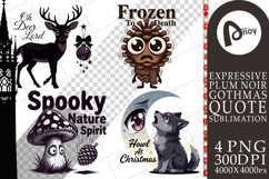 Haunted Forest Gothmas Sublimation Product Image 1